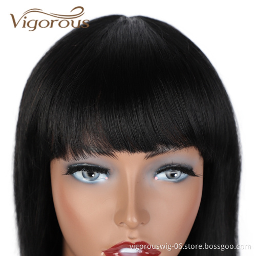 100% Raw Cuticle Aligned Natural Black Double Drawn Bob Frontal Wholesale Cheap Direct Supplier Human Hair Toupee